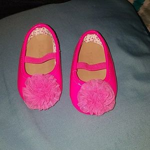 Pink baby girl shoes